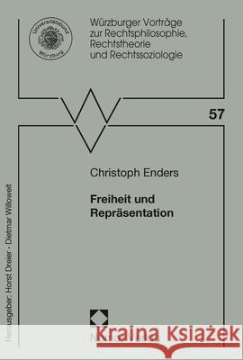 Freiheit Und Reprasentation Enders, Christoph 9783848768226