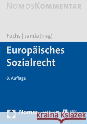 Europaisches Sozialrecht Maximilian Fuchs Constanze Janda 9783848786947 Nomos Verlagsgesellschaft