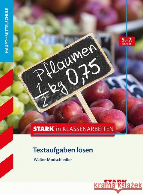 Textaufgaben lösen 5.-7. Klasse Haupt-/Mittelschule Modschiedler, Walter 9783849021436 Stark