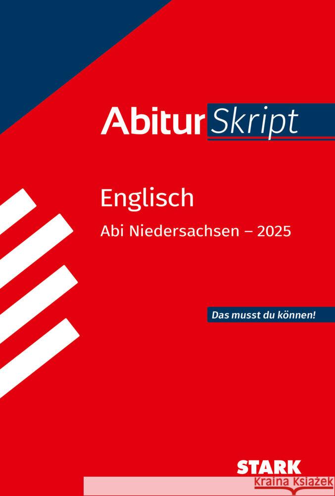 STARK AbiturSkript - Englisch - Niedersachsen 2025 Jacob, Rainer 9783849059811 Stark Verlag