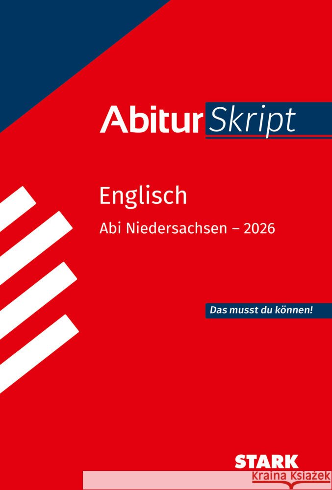 STARK AbiturSkript - Englisch - Niedersachsen 2026 Jacob, Rainer 9783849062453