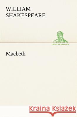 Macbeth William Shakespeare 9783849126858