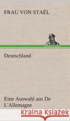 Deutschland Staël, Germaine de 9783849536619