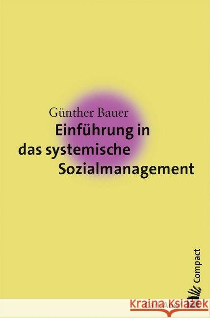 Einführung in das systemische Sozialmanagement Bauer, Günther 9783849700096 Carl-Auer