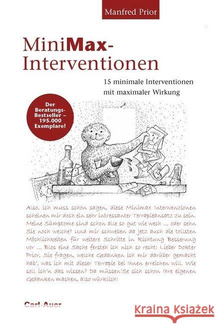 MiniMax-Interventionen : 15 minimale Interventionen mit maximaler Wirkung. Prior, Manfred 9783849703257 Carl-Auer