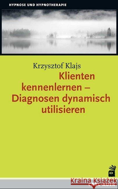 Klienten kennenlernen - Diagnosen dynamisch utilisieren : Diagnostik in der Erickson'schen Psychotherapie Klajs, Krzysztof 9783849703301 Carl-Auer