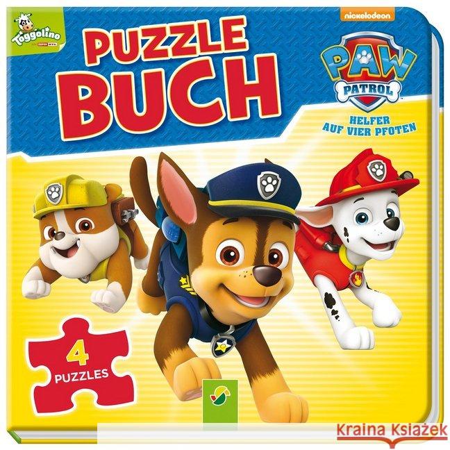 PAW Patrol Puzzlebuch : Helfer auf vier Pfoten. Mit 4 Puzzles á 12 Teilen Bensch, Katharina 9783849917227