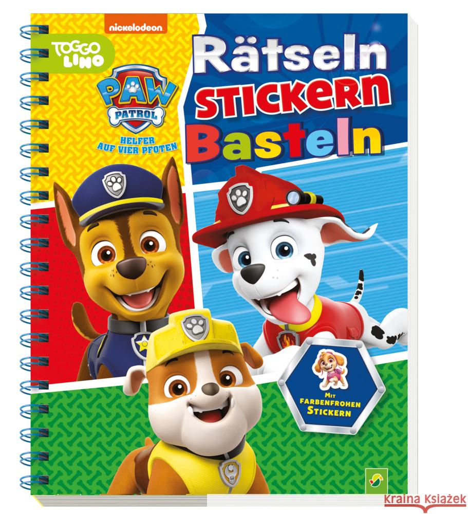 PAW Patrol - Rätseln Stickern Basteln Schwager & Steinlein Verlag 9783849927660 Schwager & Steinlein