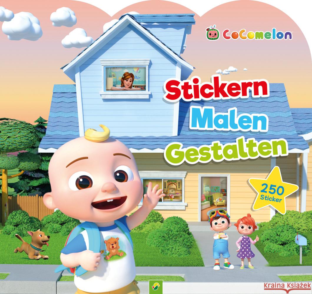 CoComelon - Stickern, Malen, Gestalten: Mit 250 Stickern. Für Kinder ab 3 Jahren Schwager & Steinlein Verlag 9783849932718 Schwager & Steinlein