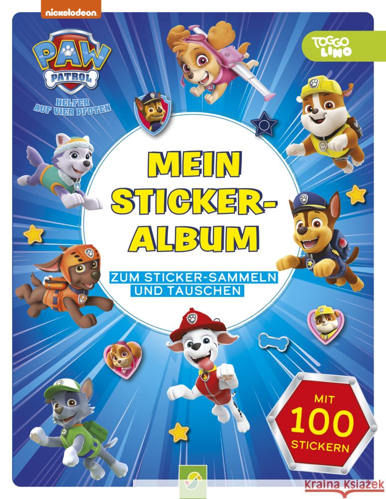PAW Patrol Mein Stickeralbum mit 100 Stickern Schwager & Steinlein Verlag 9783849941918 Schwager & Steinlein