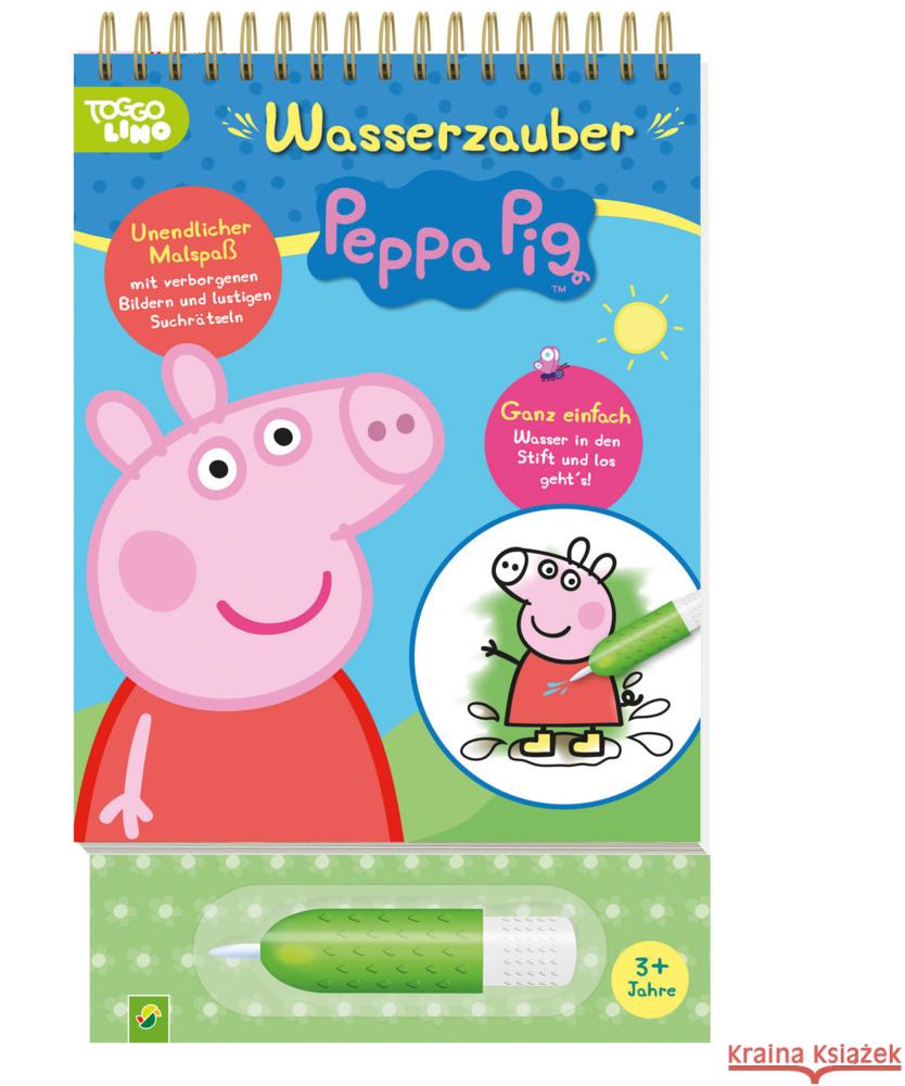 Peppa Pig Wasserzauber - einfach mit Wasser malen! Schwager & Steinlein Verlag 9783849942908 Schwager & Steinlein