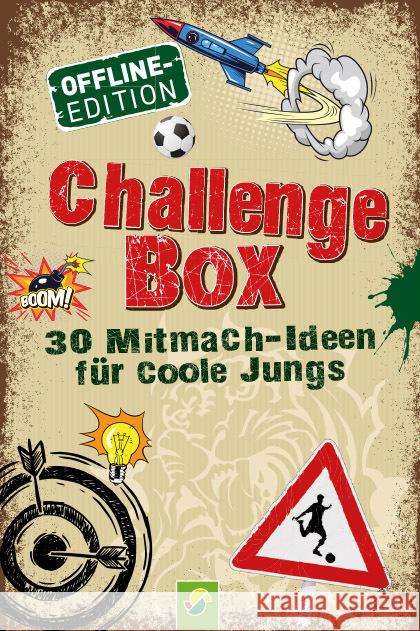 Challengebox 30 Mitmach-Ideen für coole Jungs Schwager & Steinlein Verlag 9783849944834 Schwager & Steinlein
