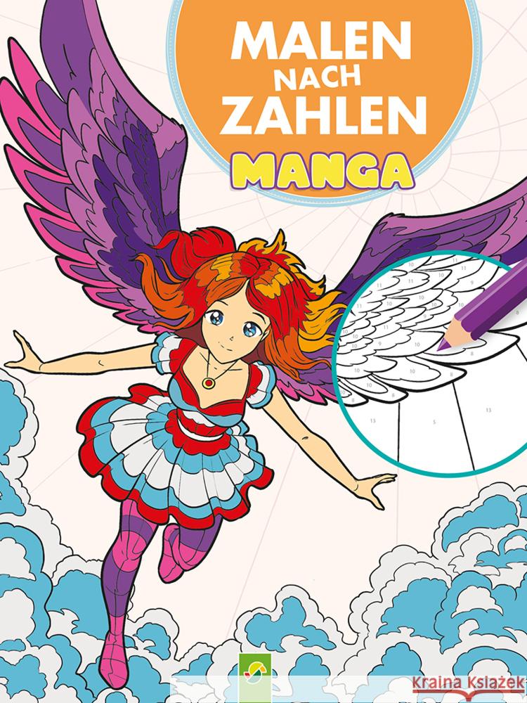 Malen nach Zahlen Manga Schwager & Steinlein Verlag 9783849945183 Schwager & Steinlein