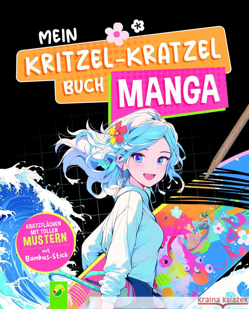 Mein Kritzel-Kratzel Buch Manga Schwager & Steinlein Verlag 9783849945701 Schwager & Steinlein