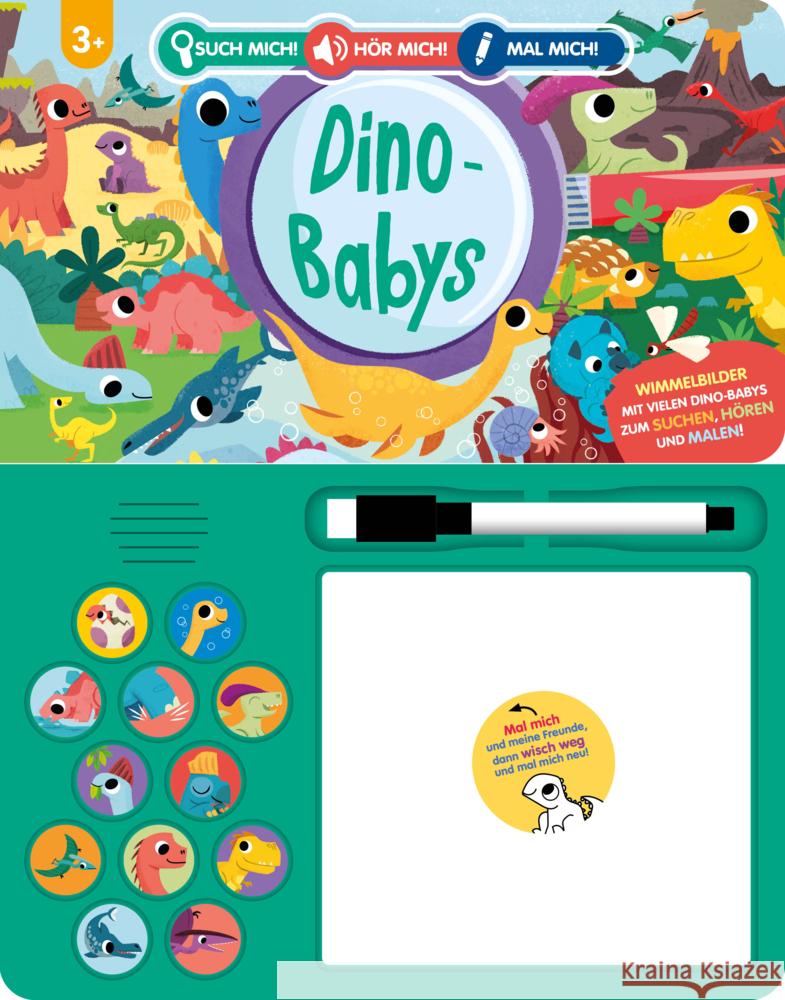 Such mich! Hör mich! Mal mich! Dino-Babys Martin, Louise, Schwager & Steinlein Verlag 9783849949129 Schwager & Steinlein