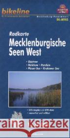 Mecklenburgische Seen West Cycle Map: 2018  9783850003544 Verlag Esterbauer
