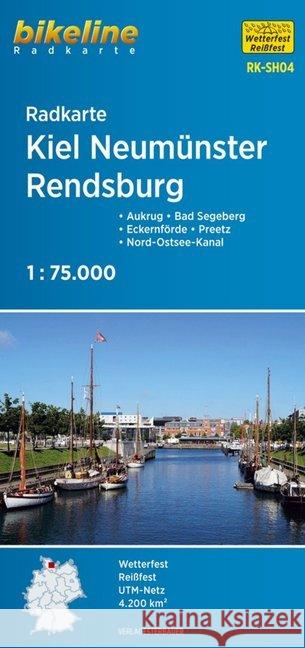Kiel Neumunster Rendesburg Cycle Map: 2018  9783850005937 Verlag Esterbauer