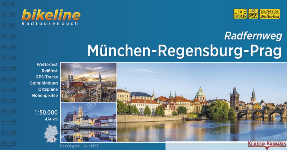 Munchen - Regensburg - Prag: 2021    9783850009058 Verlag Esterbauer