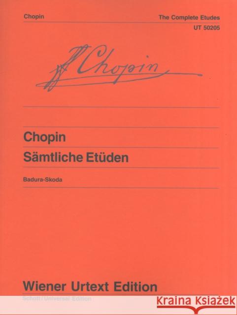 Etudes Opus 10 & 25 (Samtliche)  9783850556330 Schott Music, Mainz