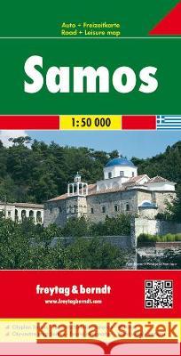 Samos Road Map 1:50 000  9783850845861 Freytag-Berndt