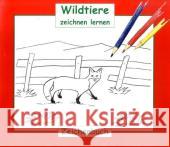 Wildtiere zeichnen lernen, Zeichenbuch Zeiler, Hubert   9783852080581 Österreichischer Jagd- und Fischerei-Verlag