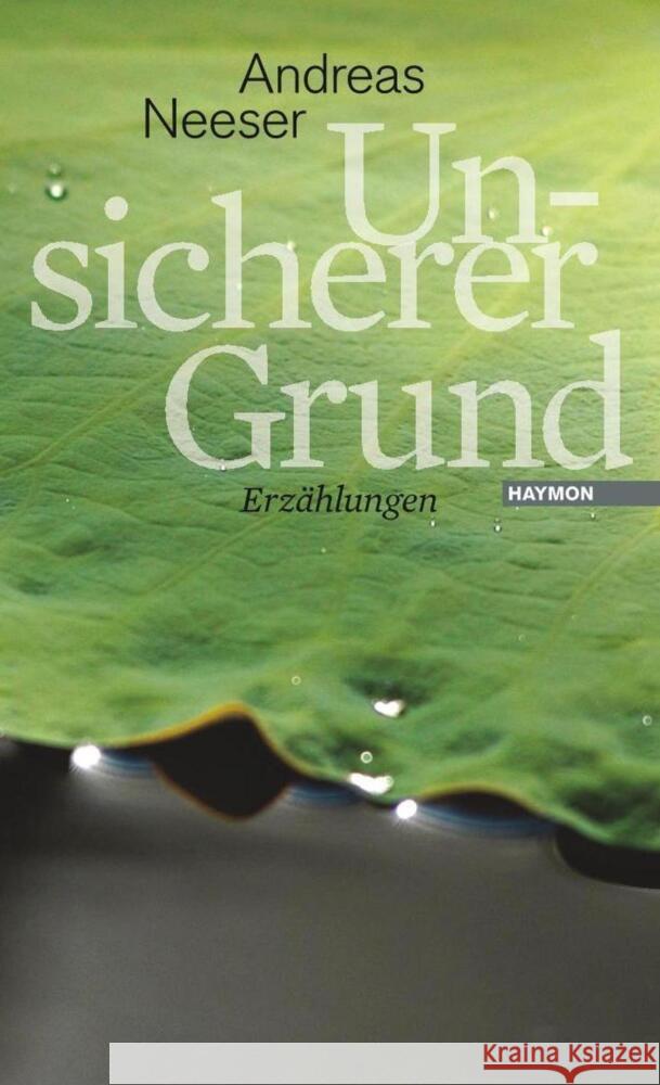 Unsicherer Grund : Erzählungen Neeser, Andreas   9783852186351 Haymon Verlag