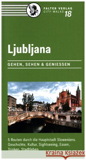 Ljubljana : 5 Routen durch die Hauptstadt Sloweniens. Geschichte, Kultur, Sightseeing, Essen und Trinken Hanappi, Irene 9783854395935 Falter