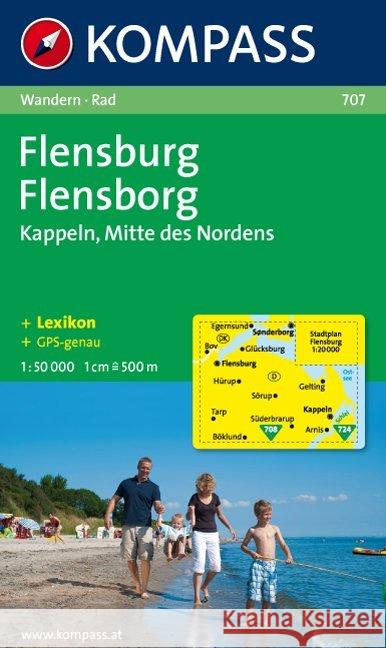 707: Flensburg - Kappein 1:50, 000  9783854912408 Kompass Karten GmbH