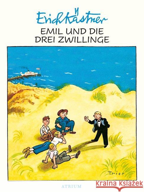 Emil und die drei Zwillinge Kästner, Erich 9783855356041 Atrium Verlag