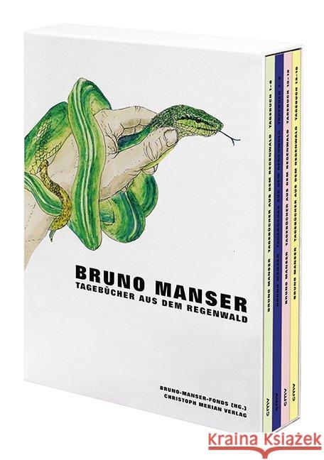 Tagebücher aus dem Regenwald, 4 Bände : 1984-1990 Manser, Bruno 9783856169008