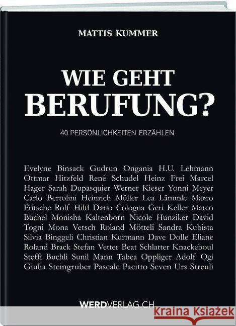 Wie geht Berufung? : 40 Persönlichkeiten erzählen Kummer, Mattis 9783859328129