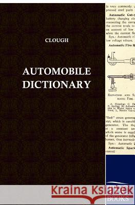 Automobile Dictionary Clough, Albert   9783861952572 Salzwasser-Verlag im Europäischen Hochschulve