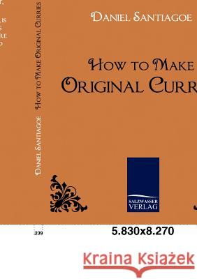 How to Make Original Curries Santiagoe, Daniel   9783861952701 Salzwasser-Verlag im Europäischen Hochschulve