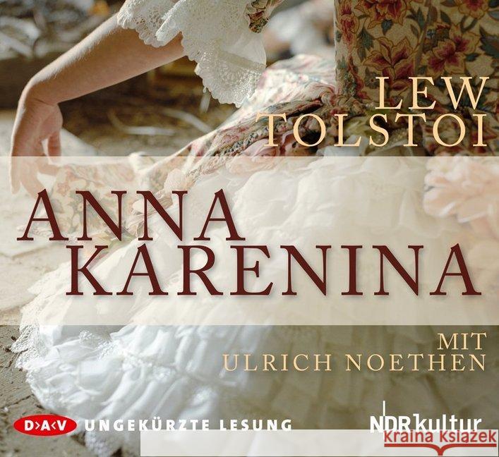 Anna Karenina, 30 Audio-CDs : Ungekürzte Lesung. 29 CDs + 1 mp3-DVD Tolstoi, Leo N. 9783862312528 Der Audio Verlag, DAV