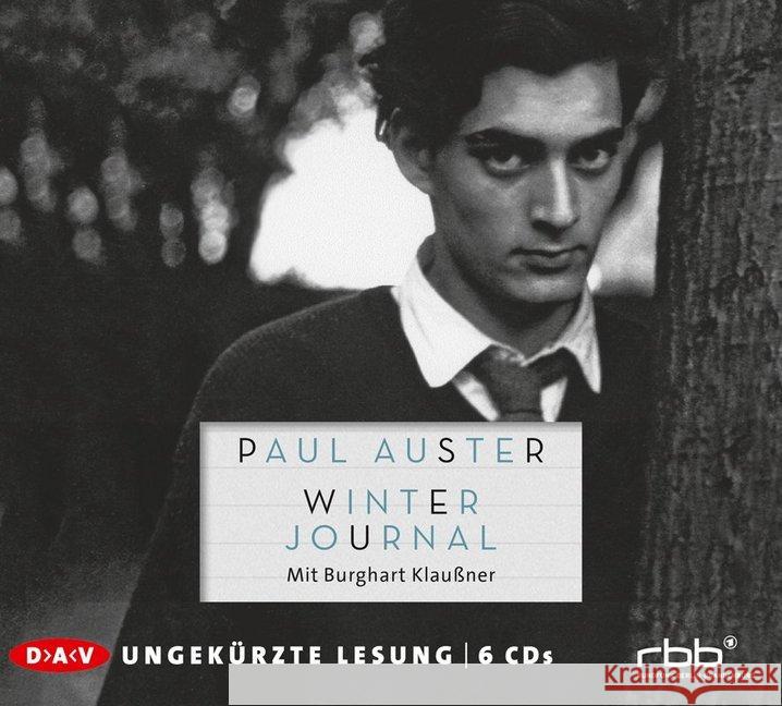 Winterjournal, 6 Audio-CDs : Ungekürzte Lesung Auster, Paul 9783862313051 Der Audio Verlag, DAV
