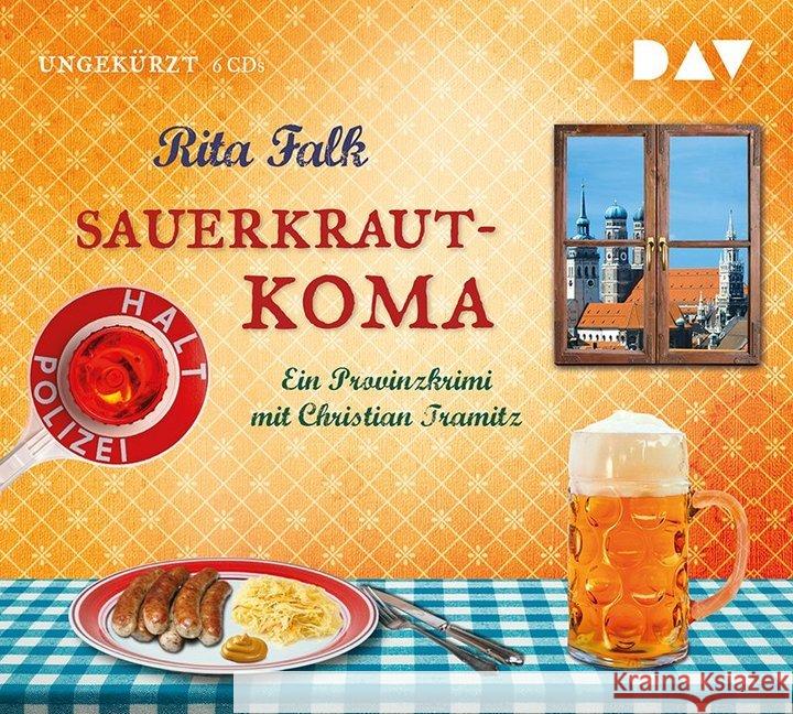 Sauerkrautkoma, 6 Audio-CDs : Ungekürzte Lesung Falk, Rita 9783862313075 Der Audio Verlag, DAV