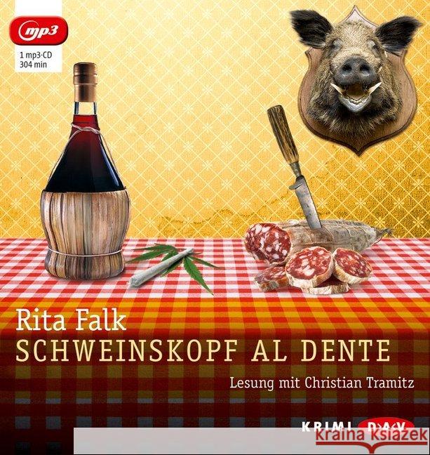 Schweinskopf al dente, 1 MP3-CD : Lesung Falk, Rita 9783862314812 Der Audio Verlag, DAV