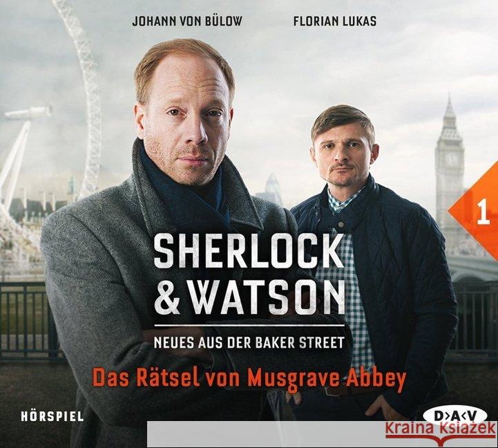 Sherlock & Watson - Neues aus der Baker Street: Das Rätsel von Musgrave Abbey, 1 Audio-CD Koppelmann, Viviane 9783862315185 Der Audio Verlag, DAV