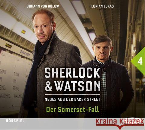 Sherlock & Watson - Neues aus der Baker Street: Der Somerset-Fall, 1 Audio-CD : Hörspiel Schmid, Nadine 9783862315345 Der Audio Verlag, DAV