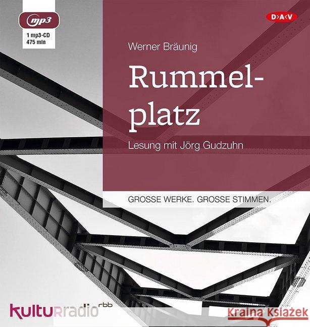 Rummelplatz, 1 MP3-CD : Gekürzte Lesung Bräunig, Werner 9783862315529