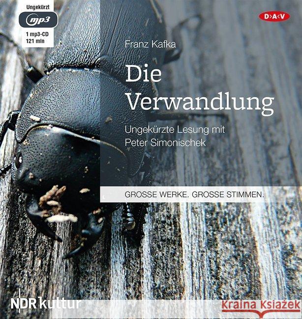Die Verwandlung, 1 MP3-CD : Ungekürzte Lesung Kafka, Franz 9783862315642