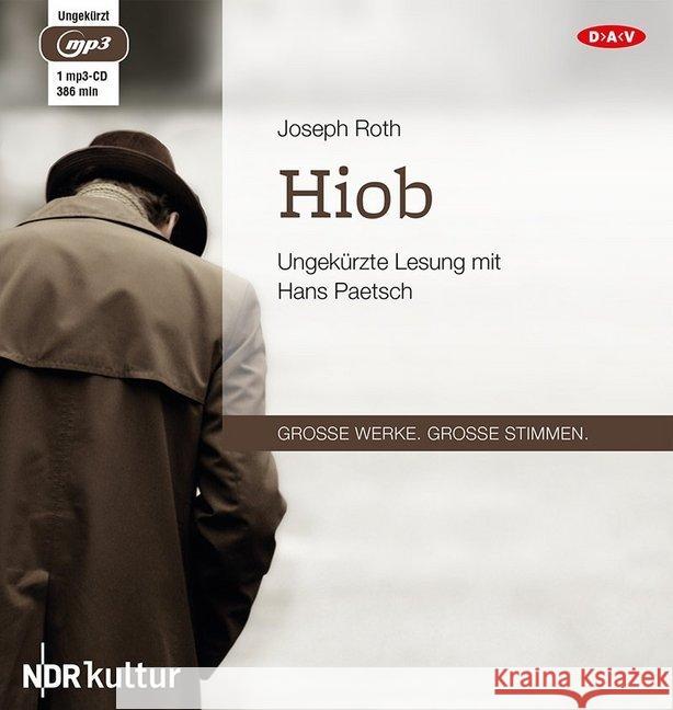 Hiob, 1 MP3-CD : Ungekürzte Lesung Roth, Joseph 9783862316366