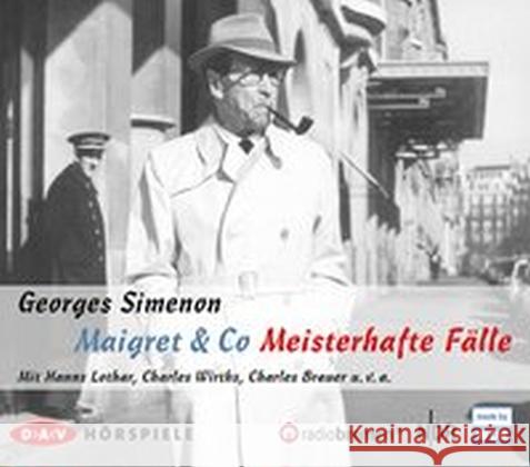 Maigret & Co - Meisterhafte Fälle, 5 Audio-CDs : Hörspiele (5 CDs), Hörspiel. Hörspiel Simenon, Georges 9783862316649 Der Audio Verlag, DAV