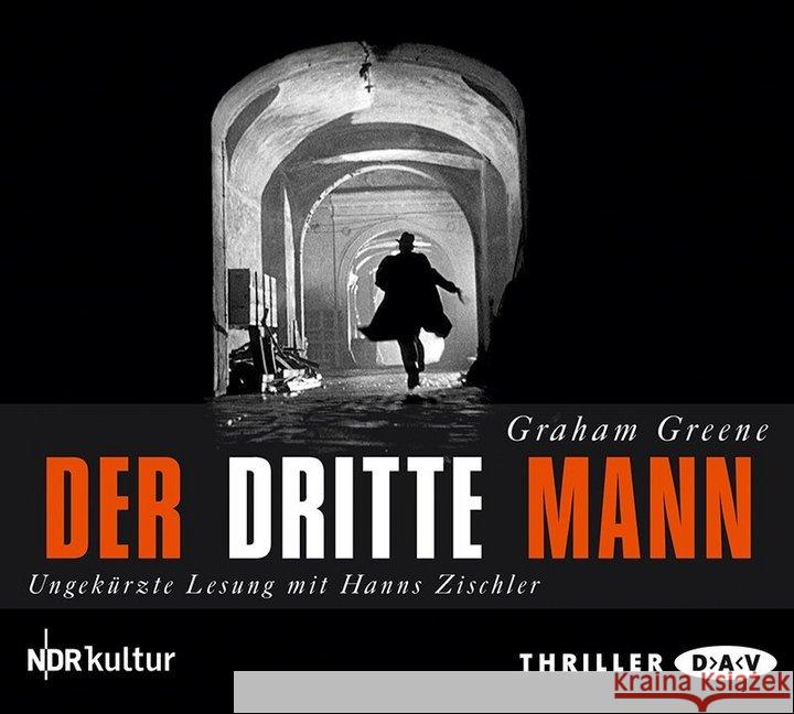 Der dritte Mann, 3 Audio-CDs : Ungekürzte Lesung Greene, Graham 9783862316915 Der Audio Verlag, DAV