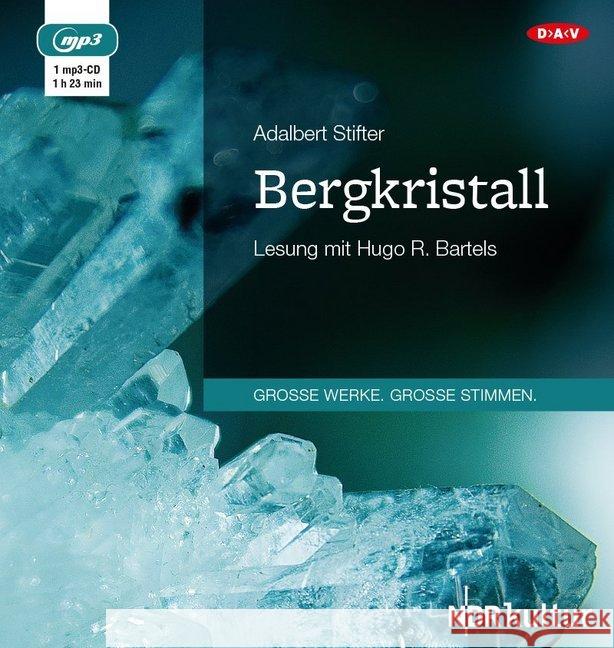 Bergkristall, 1 MP3-CD : Lesung Stifter, Adalbert 9783862317233 Der Audio Verlag, DAV