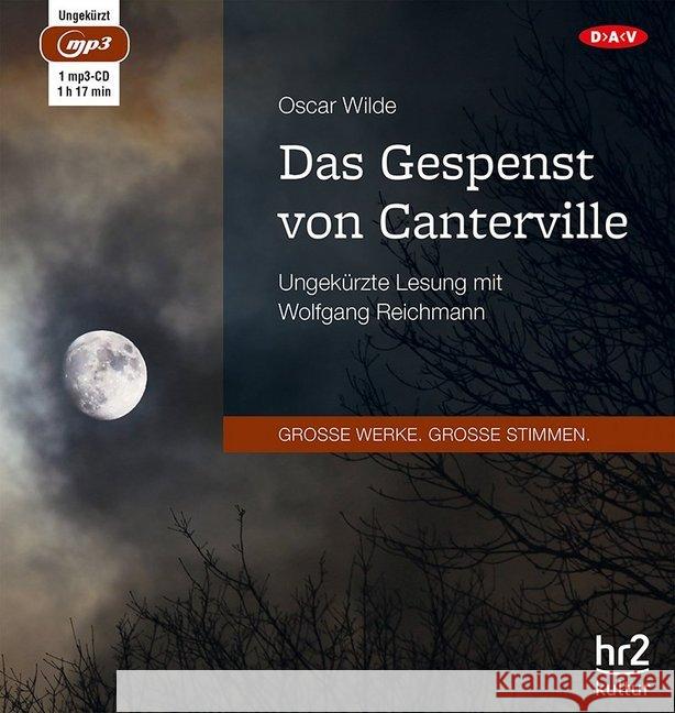 Das Gespenst von Canterville, 1 MP3-CD : Ungekürzte Lesung Wilde, Oscar 9783862318759