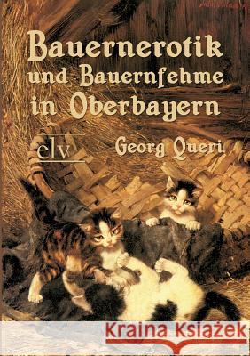 Bauernerotik Und Bauernfehme in Oberbayern Queri, Georg 9783862671458 Europäischer Literaturverlag