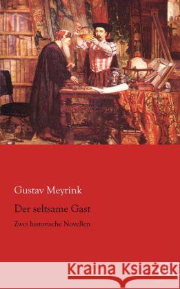 Der seltsame Gast : Zwei historische Novellen Meyrink, Gustav 9783862678372 Europäischer Literaturverlag