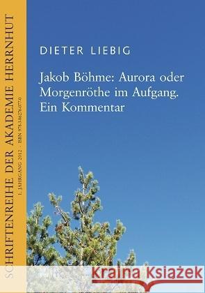 Jakob Böhme: Aurora oder Morgenröte im Aufbruch. Ein Kommentar Liebig, Dieter 9783862760770