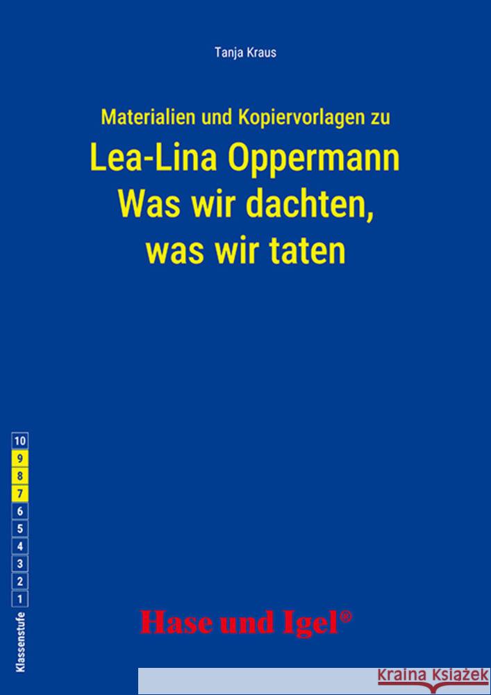 Begleitmaterial: Was wir dachten, was wir taten Kraus, Tanja 9783863164812